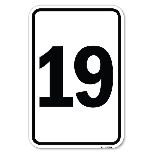 Safety Sign, 12 in Height, Aluminum, 18 in Length, 22903